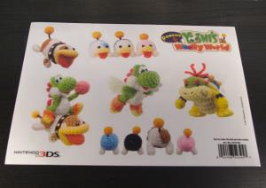Planche de stickers Poochy  Yoshi's Woolly World (01)